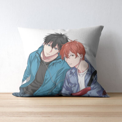 Mafuyu and Uenoyama Throw Pillow