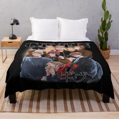 Given Hot Manga Throw Blanket
