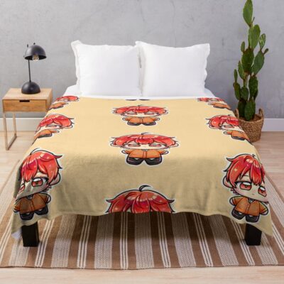 Given Mafuyu Chibi Cute Throw Blanket