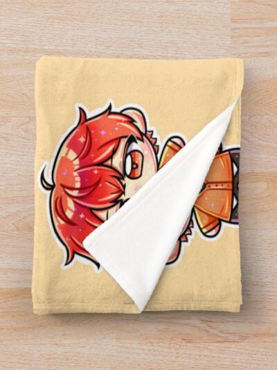 Alternative view of Given Mafuyu Chibi Cute Throw Blanket