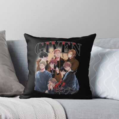 Given Hot Manga Throw Pillow